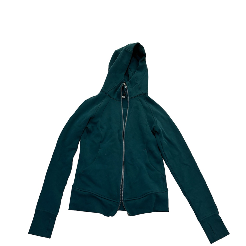 Lululemon Dark Green Scuba Full-Zip Hoodie
